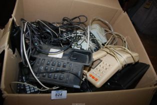 A box of telephones.