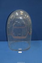 A 19th century Glass Dome, 19'' high x 11'' wide.