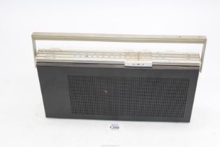 A Bang and Olufsen B&O Beolit 400 Portable FM Transistor Radio.