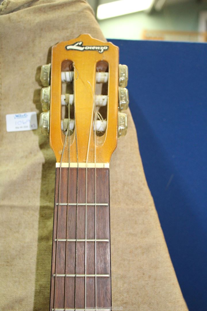 A Lorenzo Guitar in a canvas case and a Hohner "Concerta" guitar, a/f. - Image 2 of 5