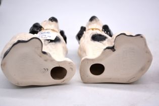 Two pairs of small Beswick Staffordshire Dogs;