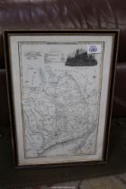 A Map of Monmouthshire, published by Pigot & Co., Fleet Street, London, map size 14'' x 9''.