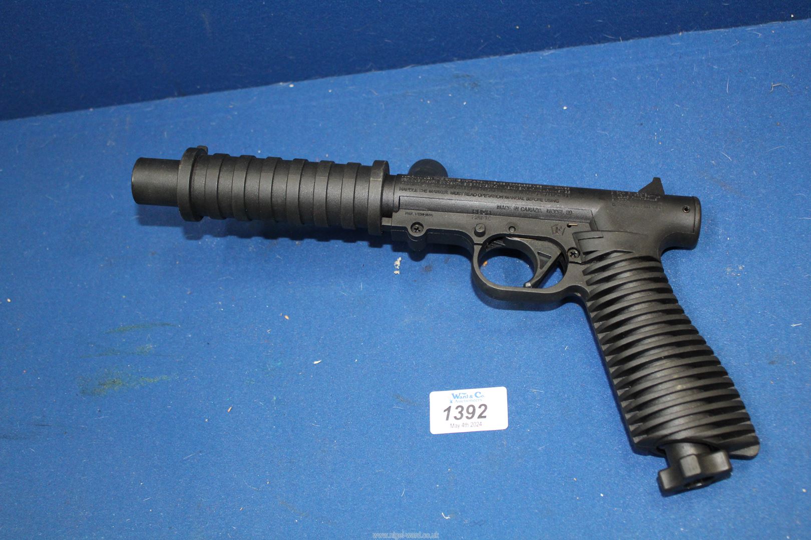 A "ZAP Paintball" high impact plastic bodied Paintball Pistol/Gun, 12 3/4'' long overall, - Image 3 of 4