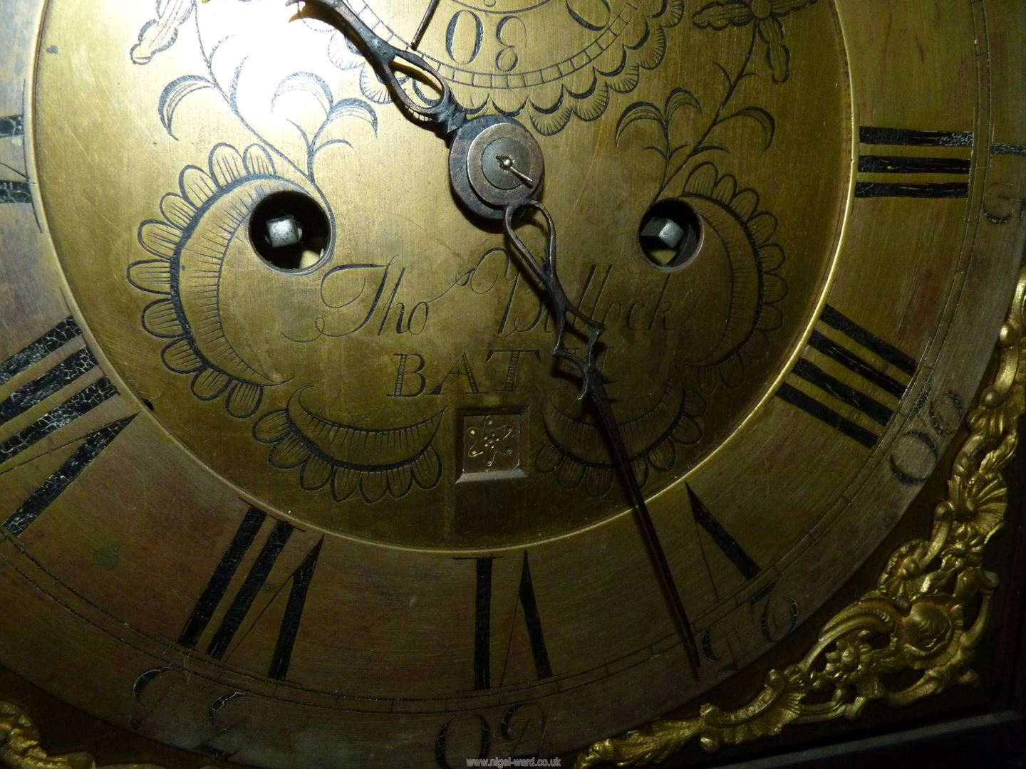 A darkwood strung Mahogany cased Longcase Clock, - Image 3 of 6