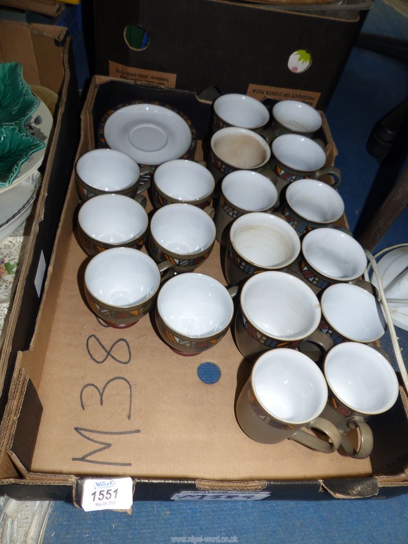 A quantity of Denby 'Marrakesh' tea and coffee ware. - Image 2 of 2