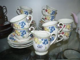 A quantity Villeroy & Bosh 'Melina' teaware including ten cups, twelve saucers,