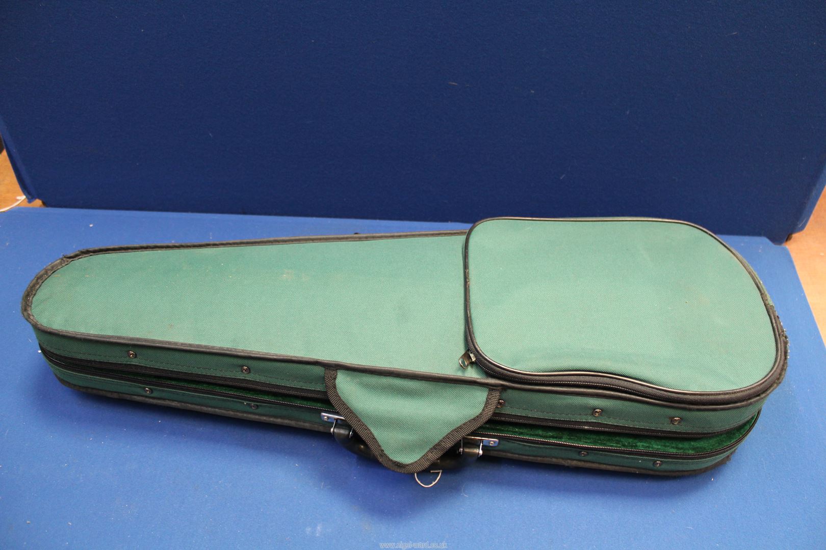 An Antoni Debut Violin in soft case, 21" long, with box, some strings missing. - Image 5 of 5