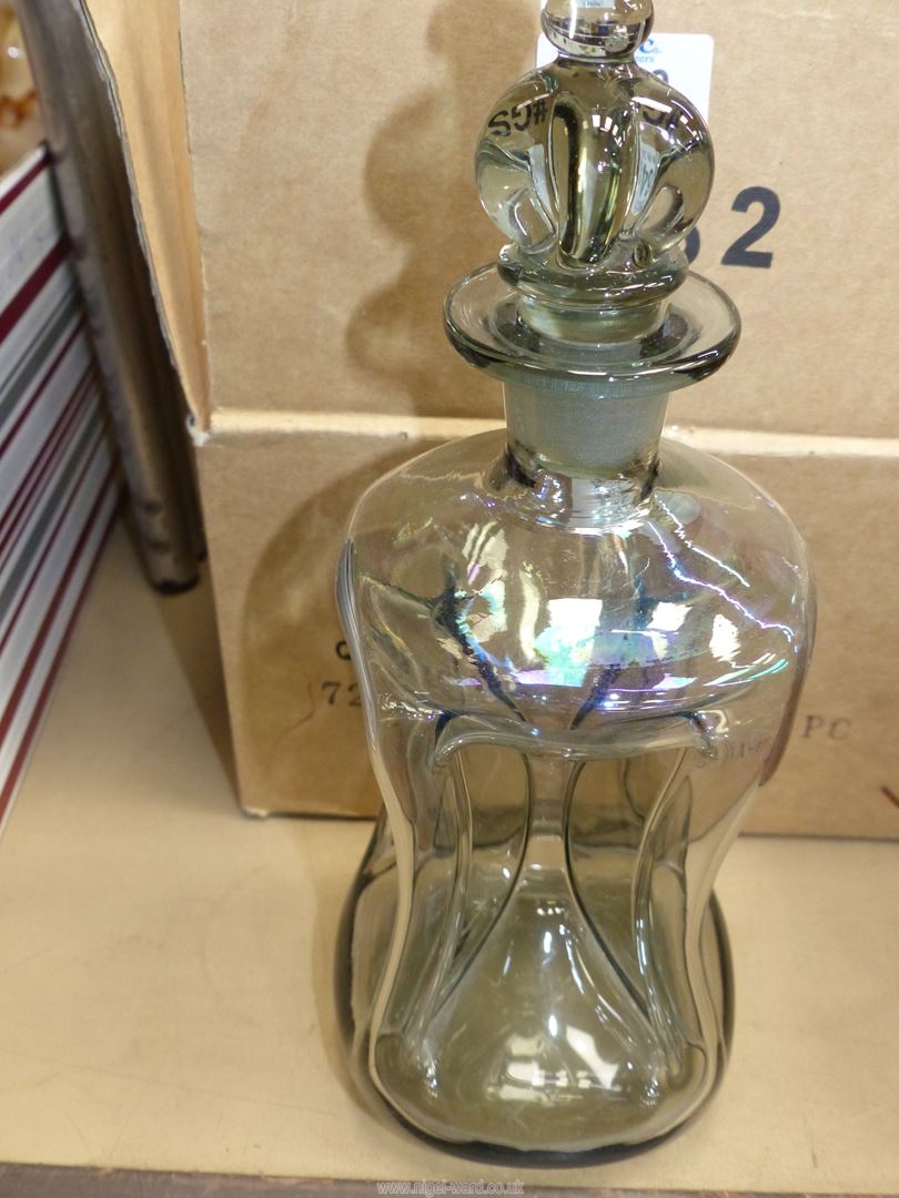 Three glass Decanters. - Image 2 of 4