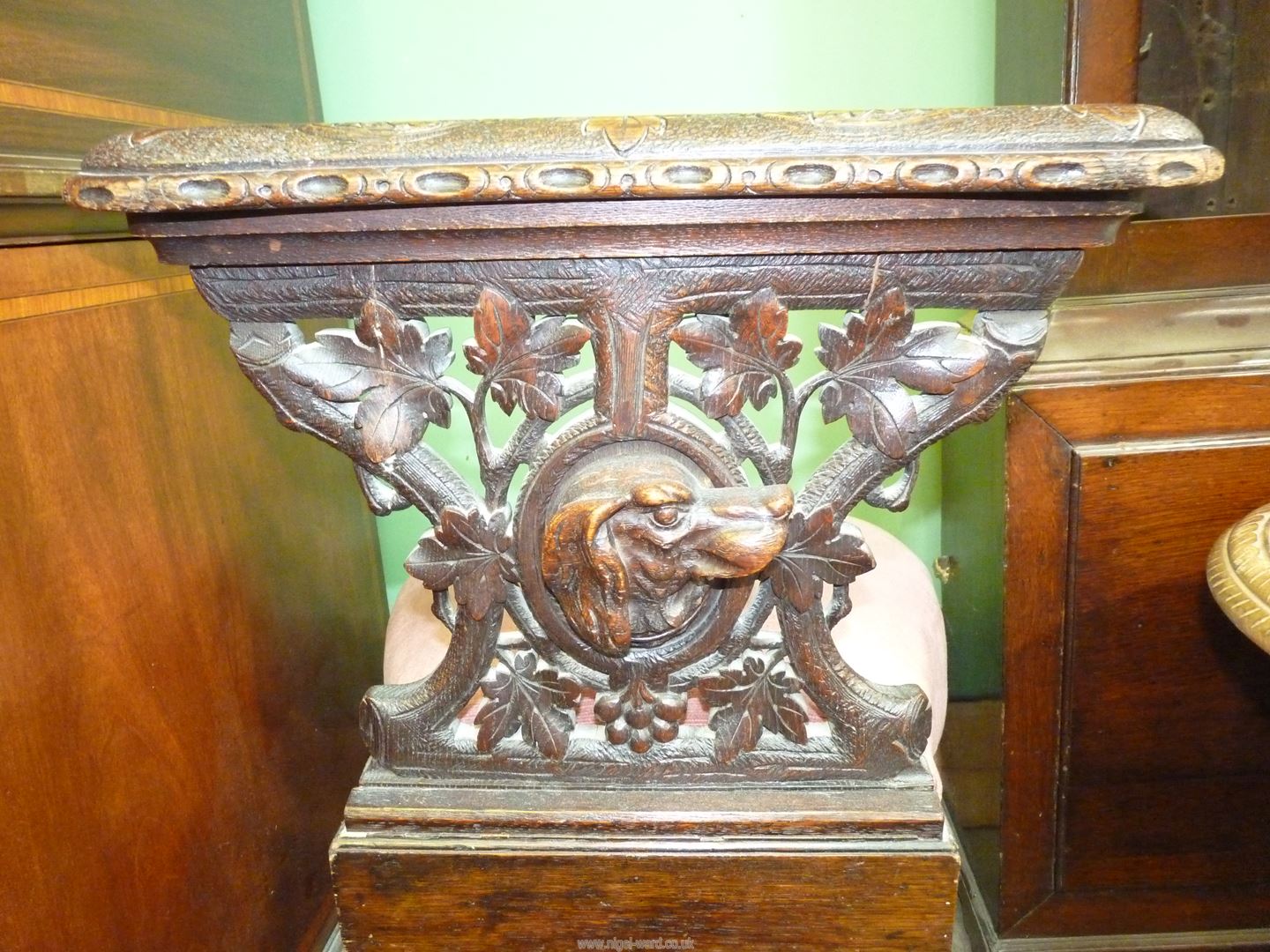 A most unusual Oak framed Side Chair standing on mirrored twist legs, - Image 17 of 25