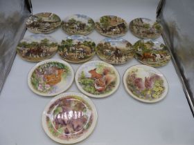 A quantity of Bradex and other display Plates including "Life on the Farm" series, etc.