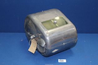 An unusual cased aluminium cased "Gardner Half Minute Freezer" - patent applied for made by Freezer