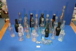 A quantity of old bottles including; Holbrook & Co, 'Stretton Hills Mineral Water', etc.