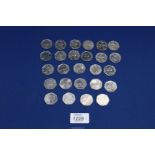 A quantity of collectible 50p coins including; Beatrix Potter, Olympics, Paddington, Isaac Newton,