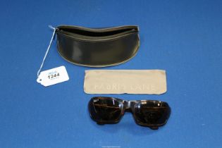 A Rayban "P" Ladies Polarized Sunglasses, in a Farbris Lane case.