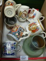 A small quantity of china including a Laura Knight George V coronation Mug,
