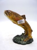 A Beswick Trout, 6 1/2'' tall.