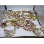 A quantity of Royal Doulton collectors plates to include an Old Country Crafts 10 1/2" plate and
