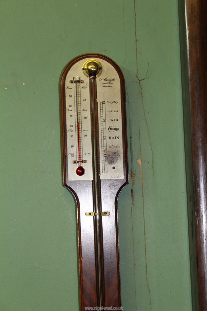 A 'Comitti & Son, London' stick barometer. - Image 2 of 2