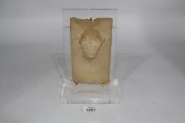 An Alabaster stele, South Arabian peninsula, circa 3rd c. BC.