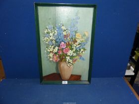 A 1960's Oil of a still life signed L.R.S., (Lilian R. Snook).