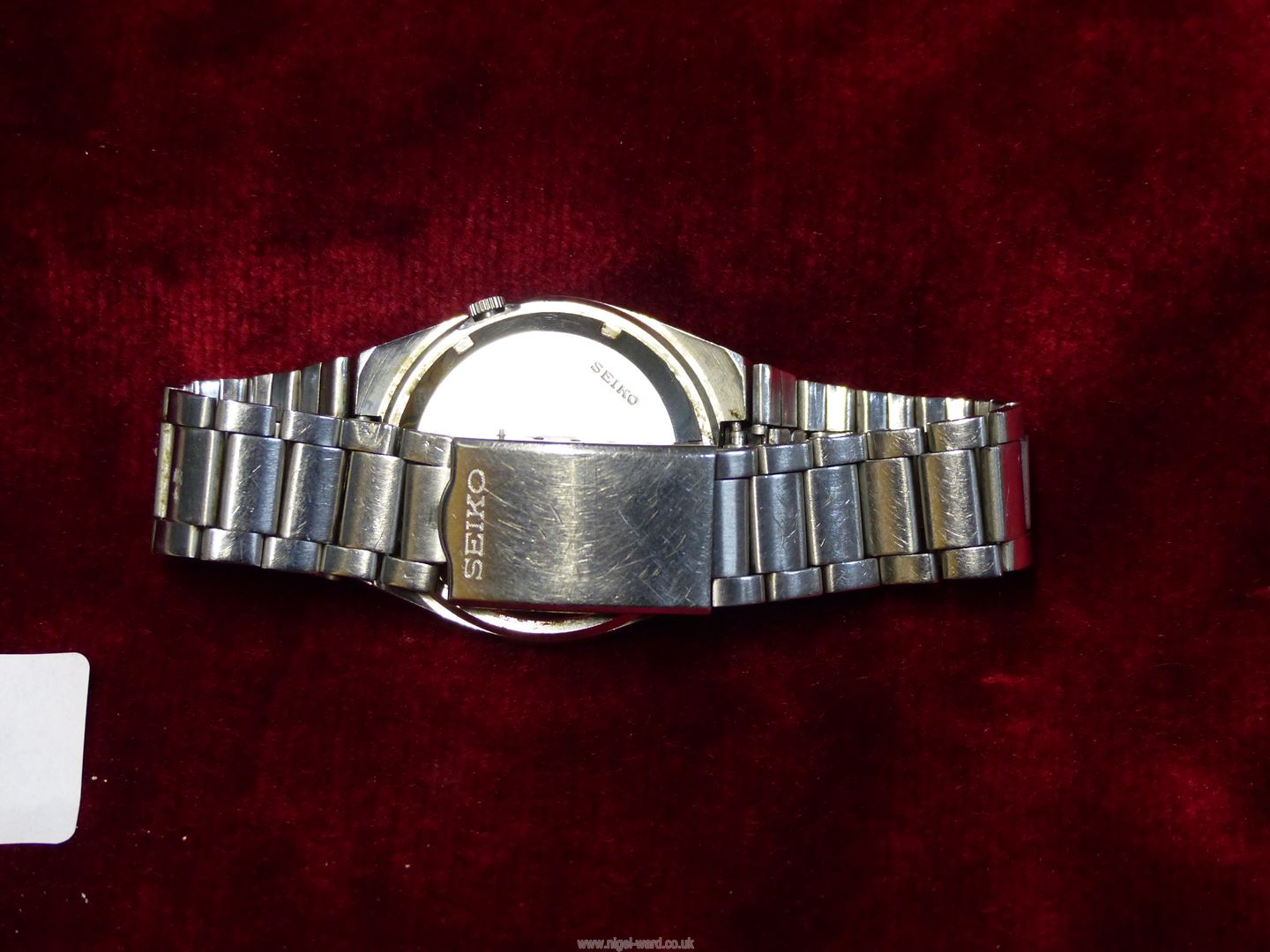 A gents Seiko "S" automatic Watch, showing day and time, - Image 3 of 4