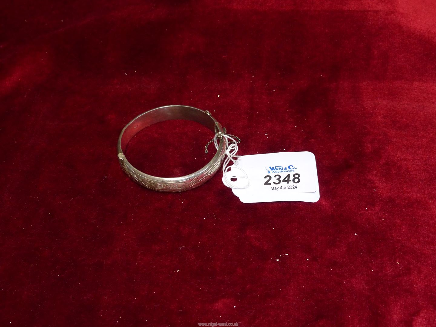 A Silver Bangle, Birmingham 1962, maker CPS Jewellery Co. Ltd. - Image 3 of 4