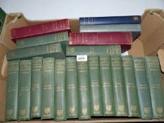 Sixteen volumes of Letters of Horace Walpole Fourth Earl of Oxford edited with notes and indices by