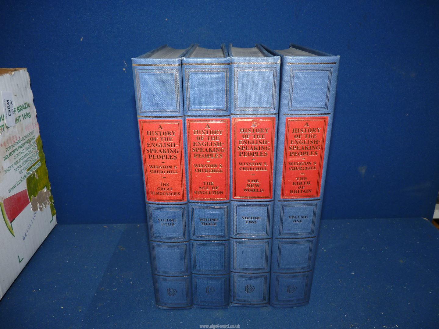 Four volumes of A History of The English Speaking People by Winston S. - Image 4 of 7