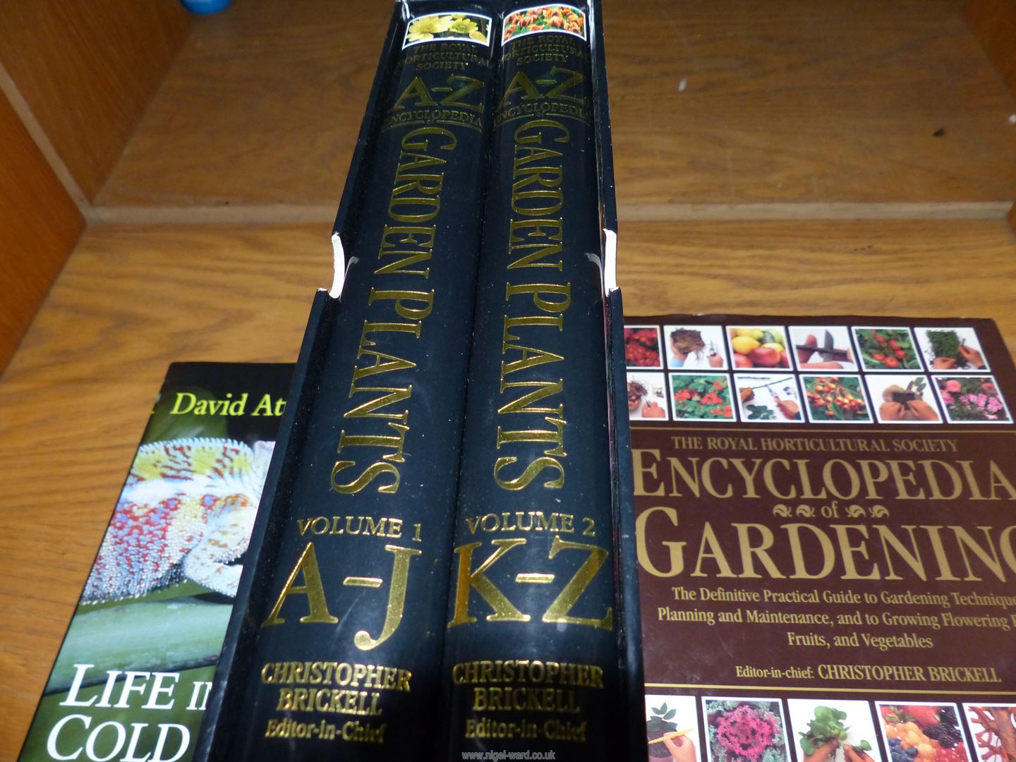 Three books A-Z Encyclopedia of Garden Plants, David Attenborough Life in Cold Blood etc. - Image 3 of 4