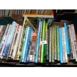 A box of Railway related books including Portrait of The Central Wales Line,