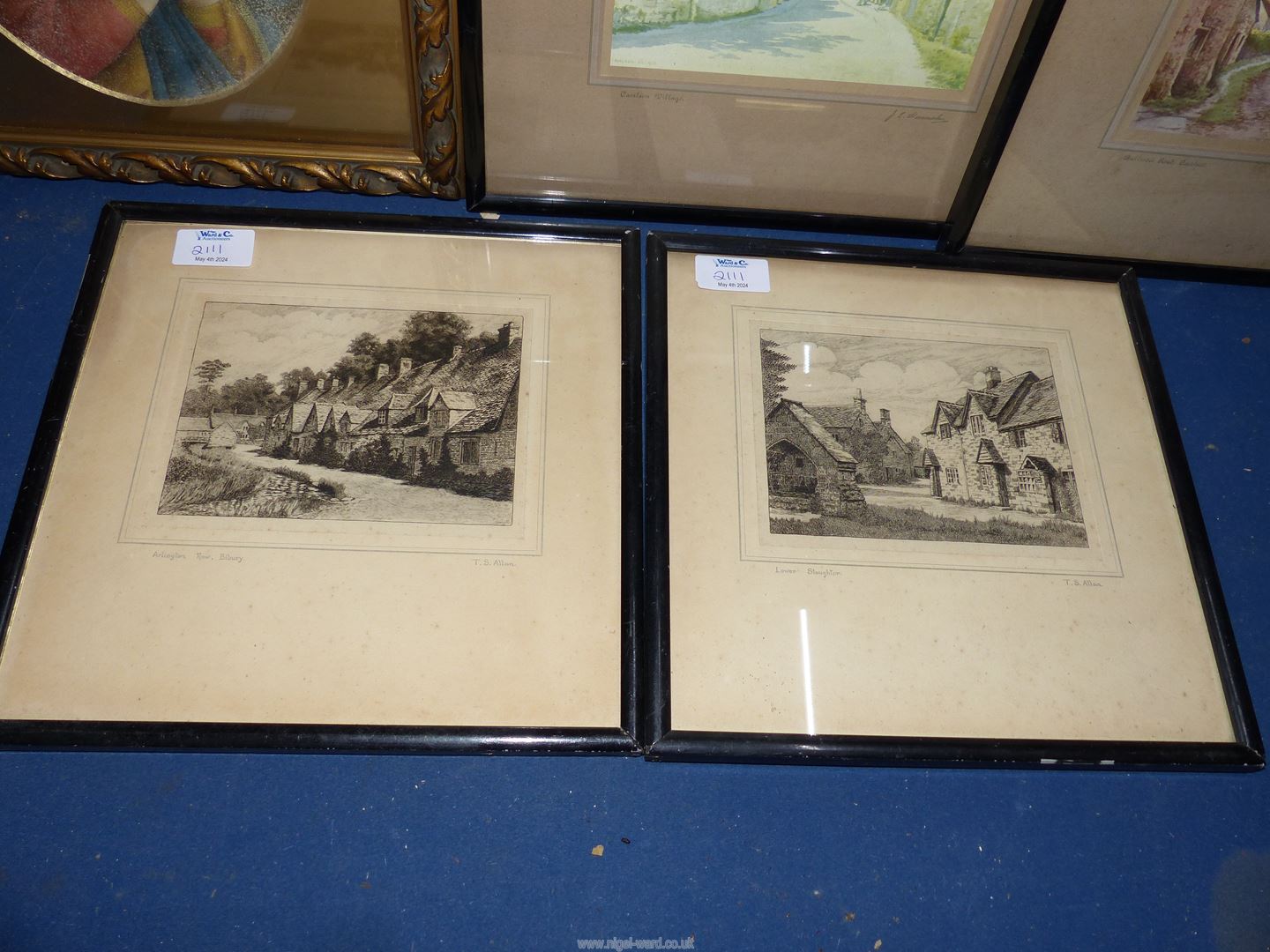 Five Framed prints to include The Virgin Mary, Two of Caerleon, by J E Hennah and Two by T.S. - Image 2 of 4