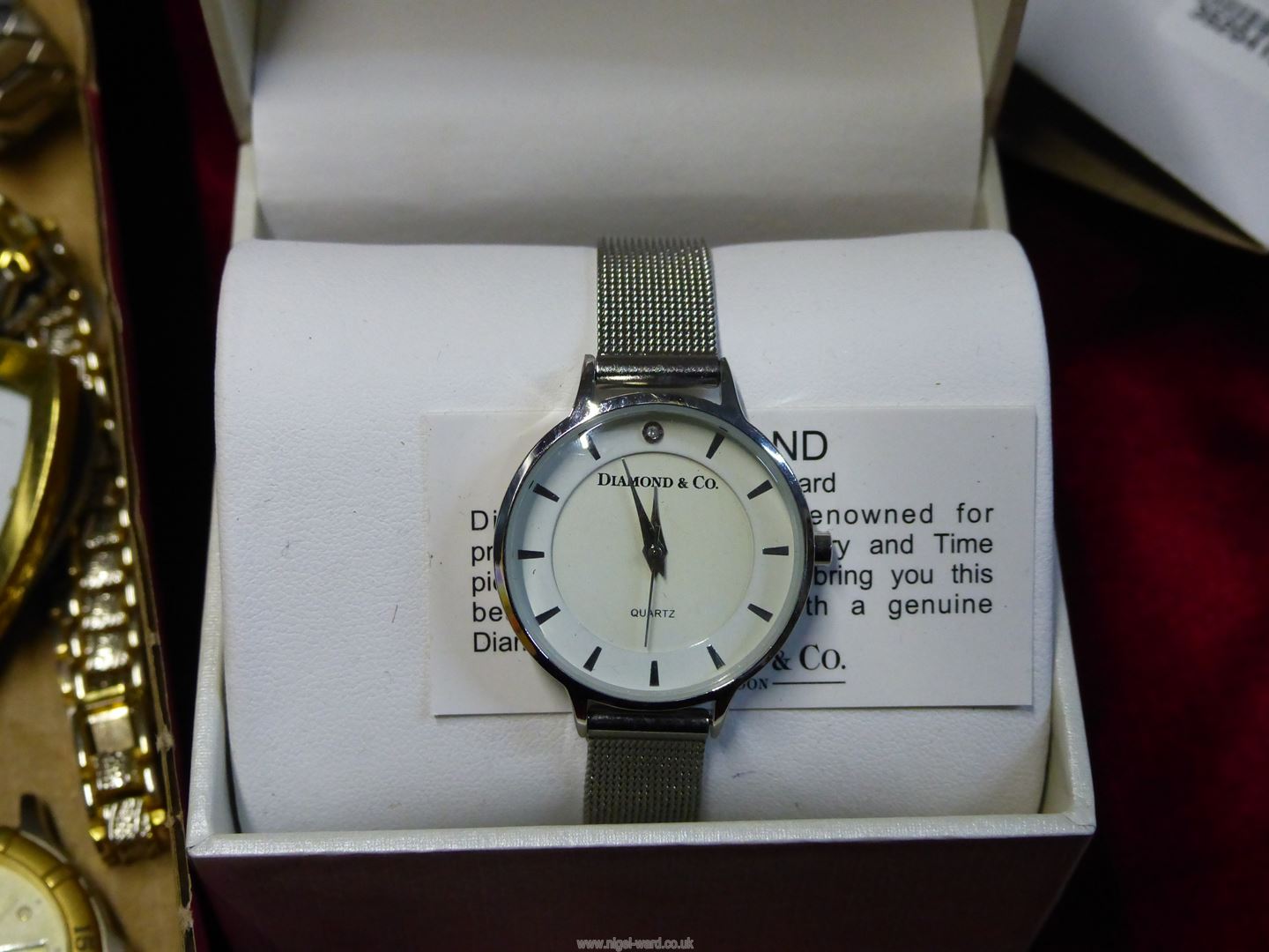 A quantity of stainless steel wristwatches including boxed 'Diamond & Co. - Image 4 of 4