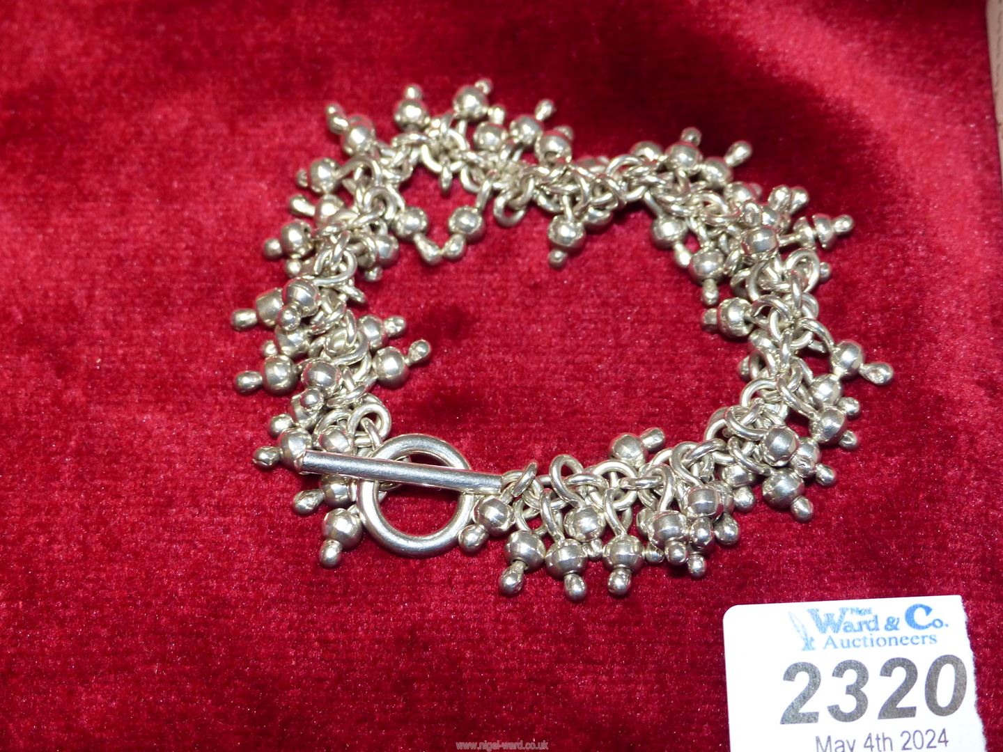 A Silver Bracelet, marked 925, - Image 2 of 2