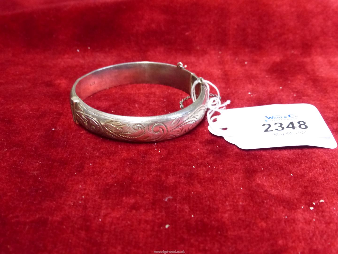 A Silver Bangle, Birmingham 1962, maker CPS Jewellery Co. Ltd. - Image 2 of 4