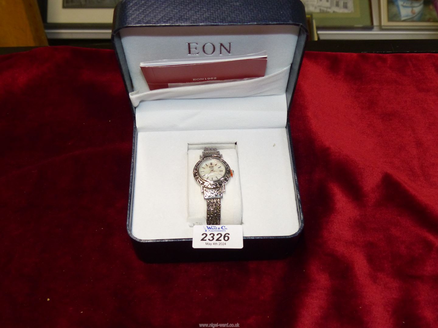A cased Royal Bali Collection EON 1962 ladies sterling silver filigree design wristwatch, as new. - Image 3 of 3