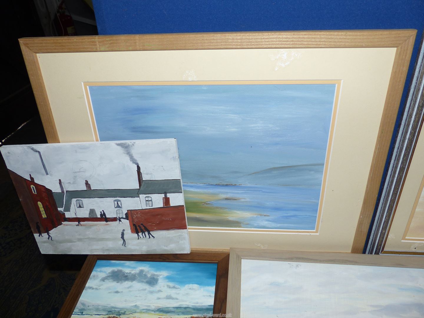 A quantity of Oils on board, Country and River Landscapes, to include River Exe, Seascapes, - Image 4 of 5