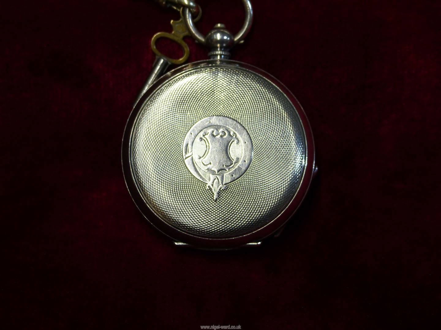 A Swiss made 925 silver cased Imperial Lever Pocket Watch by John Purser & Sons 'Watchmakers to the - Image 3 of 3