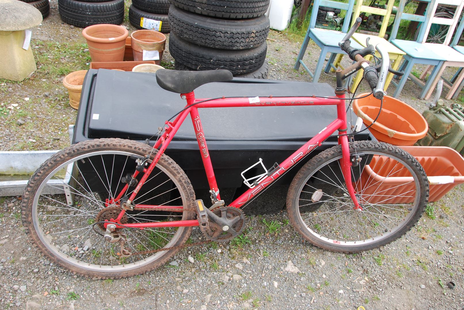 A 18 speed "Coventry Eagle" bicycle, (as found).