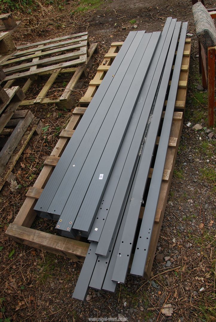 Aluminium box sections for a gazebo