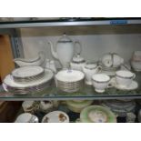 A Wedgwood "Amherst" Dinner/tea service including six dinner plates, six side plates and six dishes,