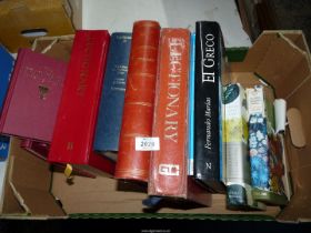A small quantity of books to include Book of Herbs, El Greco by Fernando Marias etc.