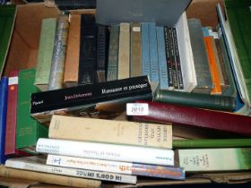 A box of books to include Watership Down by Richard Adams,