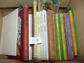A small quantity of children's books including 'The Babar Story Book', 'Around the Farm',