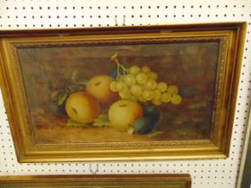 A gilt framed oil on canvas,