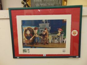 A framed limited edition picture,