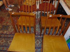 Four Stag chairs