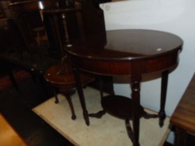 Three assorted occasional tables