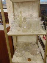 A qty of assorted glassware etc.