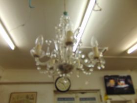 A Five branch chandelier