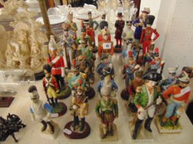 A large qty of china soldiers